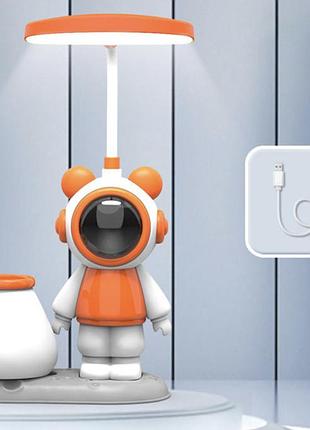 Портативна дитяча лампа "космонавт" 34234
