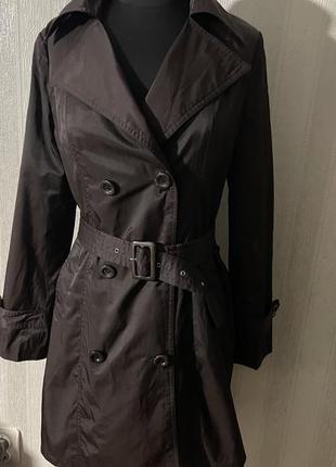 Темнокоричневый плащик max mara