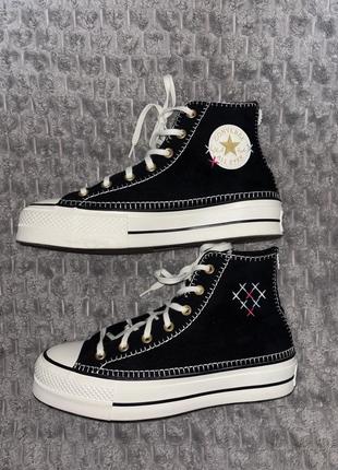 Кеди Converse на платформі lift