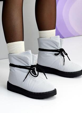 Молодіжні легкі сірі короткі теплі дутики в асортименті