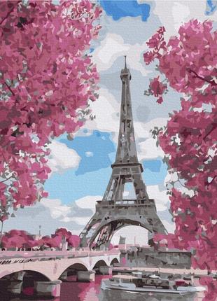 Картина по номерам магнолии в париже 40x50 см brushme разноцветный (2000002777069)