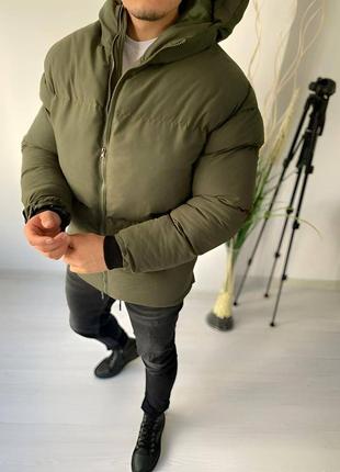 Чоловіча зимова куртка дута пуховик