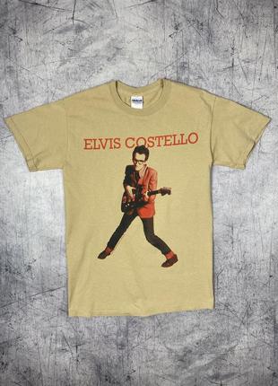 Вінтажна футболка мерч elvis costello 2010 vintage