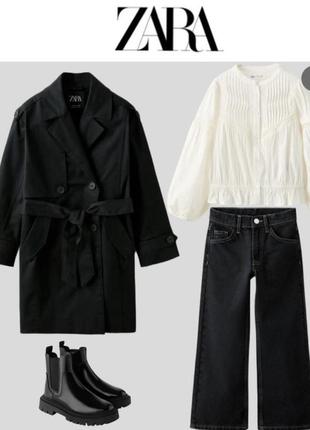 Новинка 2024! очень стильный тренч/плащ zara/зара на подростка.