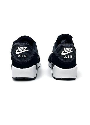 Кроссовки nike air max 90 black/grey/white 4