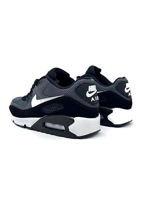 Кроссовки nike air max 90 black/grey/white 6