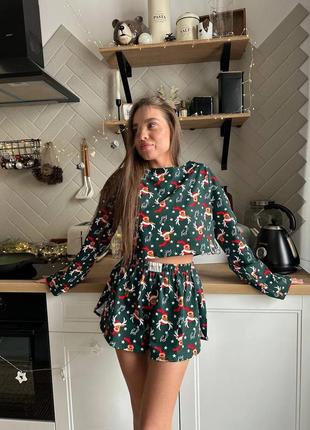 Пижама женская новогодняя