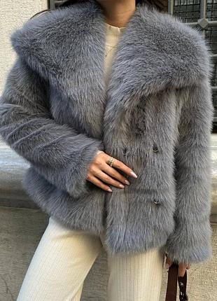 Шубка в стиле zara. шубка zara. искусственная меховая шубка