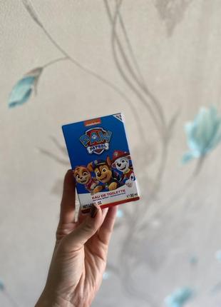 Дитячі парфуми paw patrol щенячий патруль