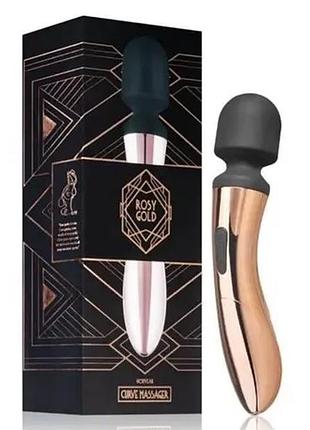 Вибратор микрофон rosy gold nouveau curve massager