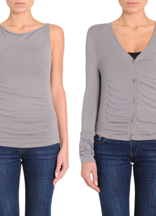 Кофта, майка eva kayan, серая