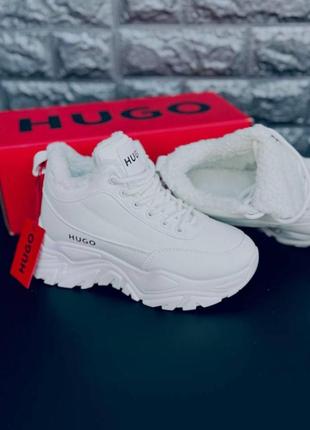 Женские зимние кроссовки hugo boss/женские зимние ботинки3 фото
