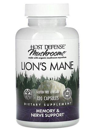 Ежовик гребенчатый, lion's mane, fungi perfecti, host defense, поддержка памяти и нервов, 120