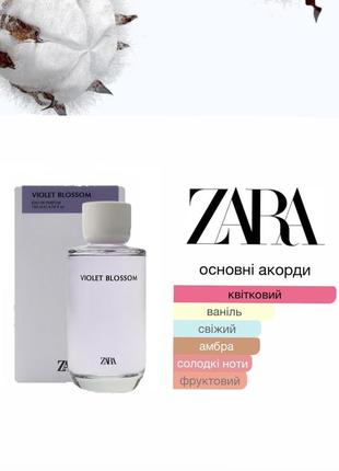 Парфумована вода zara violet blossom