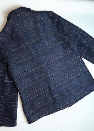 🎁1+1=3 фірмовий синій плотний піджак жакет george, розмір 52 - 544 фото
