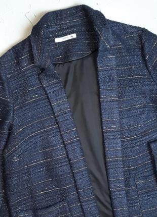 🎁1+1=3 фірмовий синій плотний піджак жакет george, розмір 52 - 542 фото