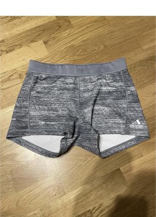 Женские компрессионные термошорты adidas адидас трусы лосины леггинсы беговые спортивные для спорта бега зала фитнеса puma shorts велосипедки nike