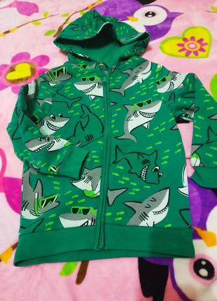 Теплая кофта george на флисе на 2-3 года