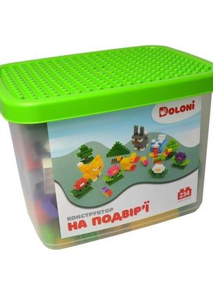 Конструктор ігровий doloni toys у дворі 013888-39 234 деталі