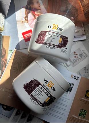 Поживна маска для волосся yellow nutritive bomba mask