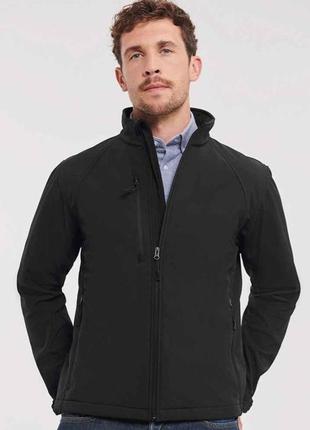 Стильная мужская куртка russell soft shell 140-м,р.l