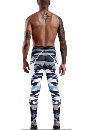 Спортивные компрессионные термоштаны легенсы compression l/xl5 фото