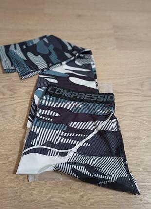 Спортивные компрессионные термоштаны легенсы compression l/xl7 фото