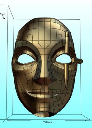 Маска дэнни danny mask конструктор из картона papercraft паперкрафт игровой персонаж