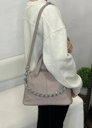 Жіноча стильна та якісна сумка з еко шкіри 6 кольорів3 фото