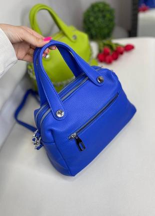 Жіноча стильна та якісна сумка з еко шкіри 6 кольорів10 фото