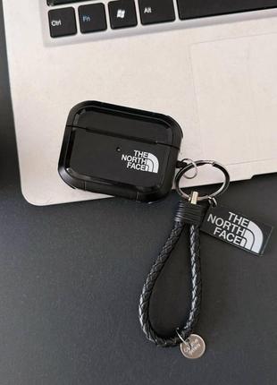 Захисний кейс чохол для airpods pro the north face + брелок у подарунок