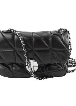 Жіноча сумка-клатч 17х11х6,5 см valiria fashion чорний (2000002842415)