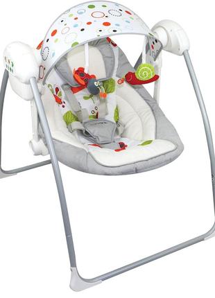 Качели детские freeon relax white-grey