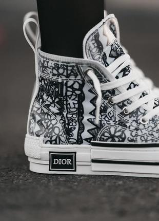 Кеди в стилі shawn stussy x dior b23 sneakers9 фото