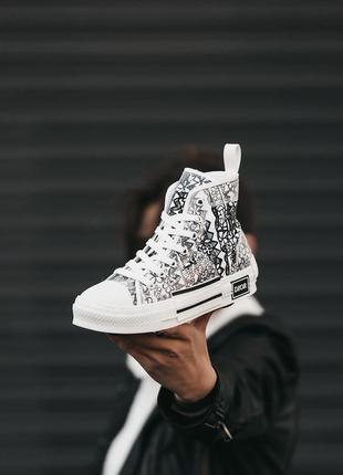 Кеди в стилі shawn stussy x dior b23 sneakers5 фото