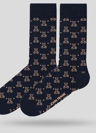 Носки мужские модальные синие john frank jflsmod05