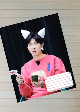Тетрадь ким намджун рм бтс kim nam-joon bts на скобе 18 листов клетка 19645