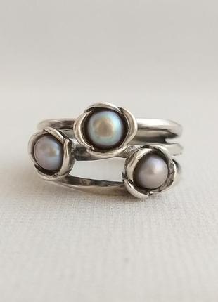 Pandora оригинал кольцо с жемчугом