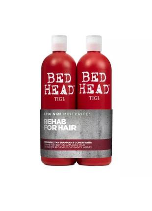 Tigi bed head resurrection шампунь + кондиціонер 2x 750мл