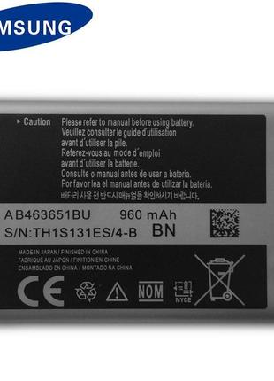 Аккумулятор ab463651bu (акб, батарея) samsung c3530 (li-ion 3.7v 960mah)