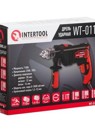 Дрель ударная intertool - 710 вт 6