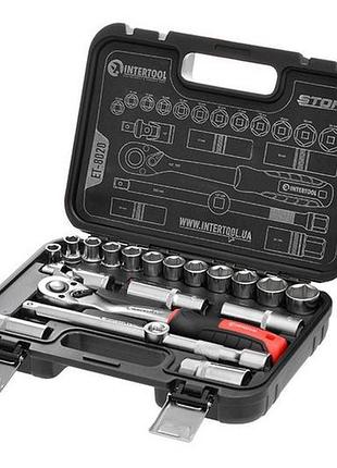 Набор инструмента intertool - 1/2" 20 ед. storm