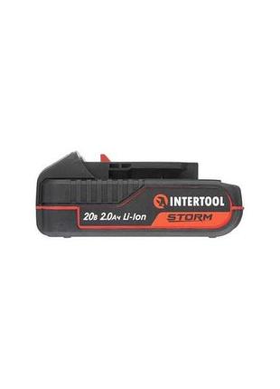 Аккумулятор  intertool - 20в x 2ач li-ion storm2 фото