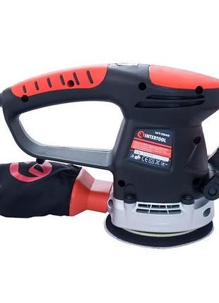 Эксцентриковая шлифмашина intertool - 480 вт semipro 2
