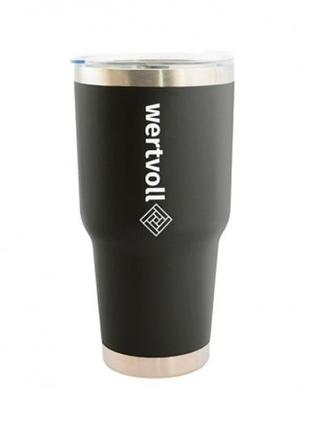 Термокружка mastertool - 900мл yummy черная