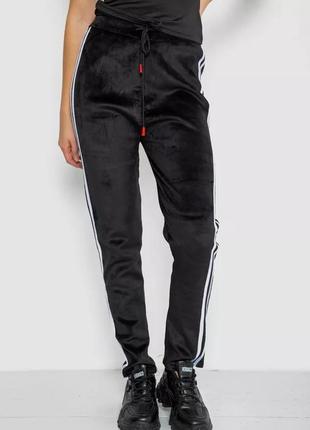 Теплі велюрові штани на флісі