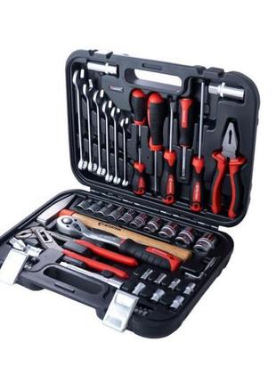 Набор инструмента intertool - 1/2" 56 ед. storm