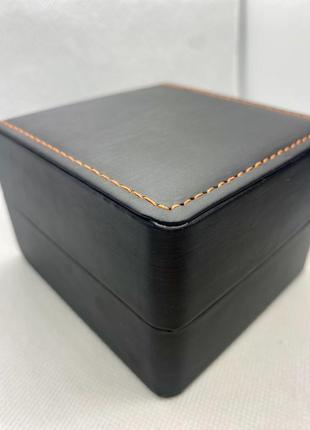 Брак царапина шкатулка для хранения часов из pu кожи черный ( код: ibw893b-1 )