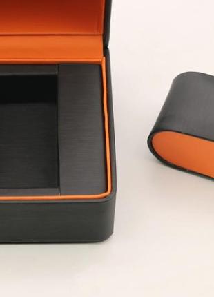 Брак царапина шкатулка для хранения часов из pu кожи черный ( код: ibw893b-1 )