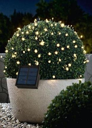 Сонячна лампа led, гірлянда на сонячній батареї livarno.